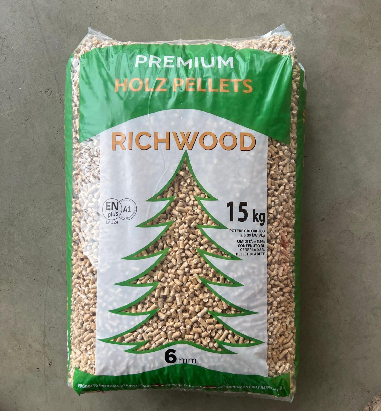 Pellet di alta qualità consegnato a domicilio